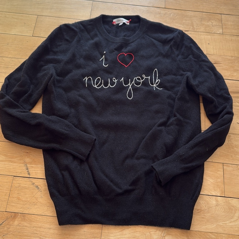 Lingua Franca "I heart new york" Crewneck S - Picture 2 of 14